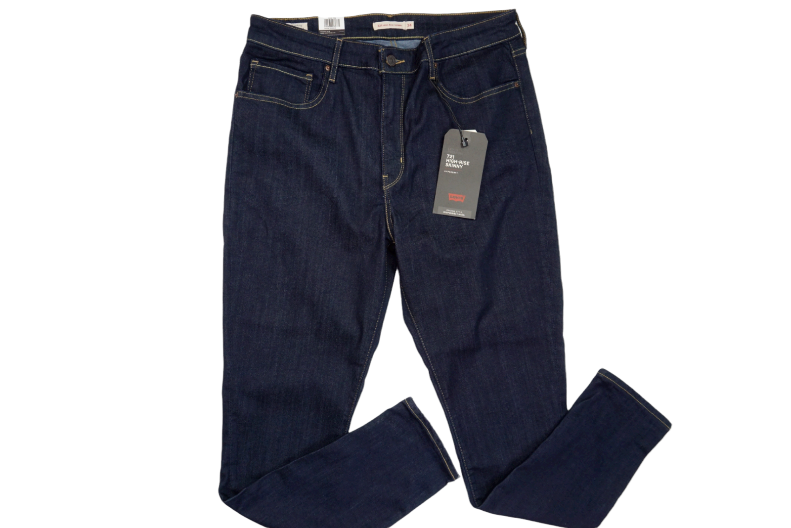 Levi s Women s 721 HIGH Rise Skinny to The Nine Jeans 34W 30L eBay