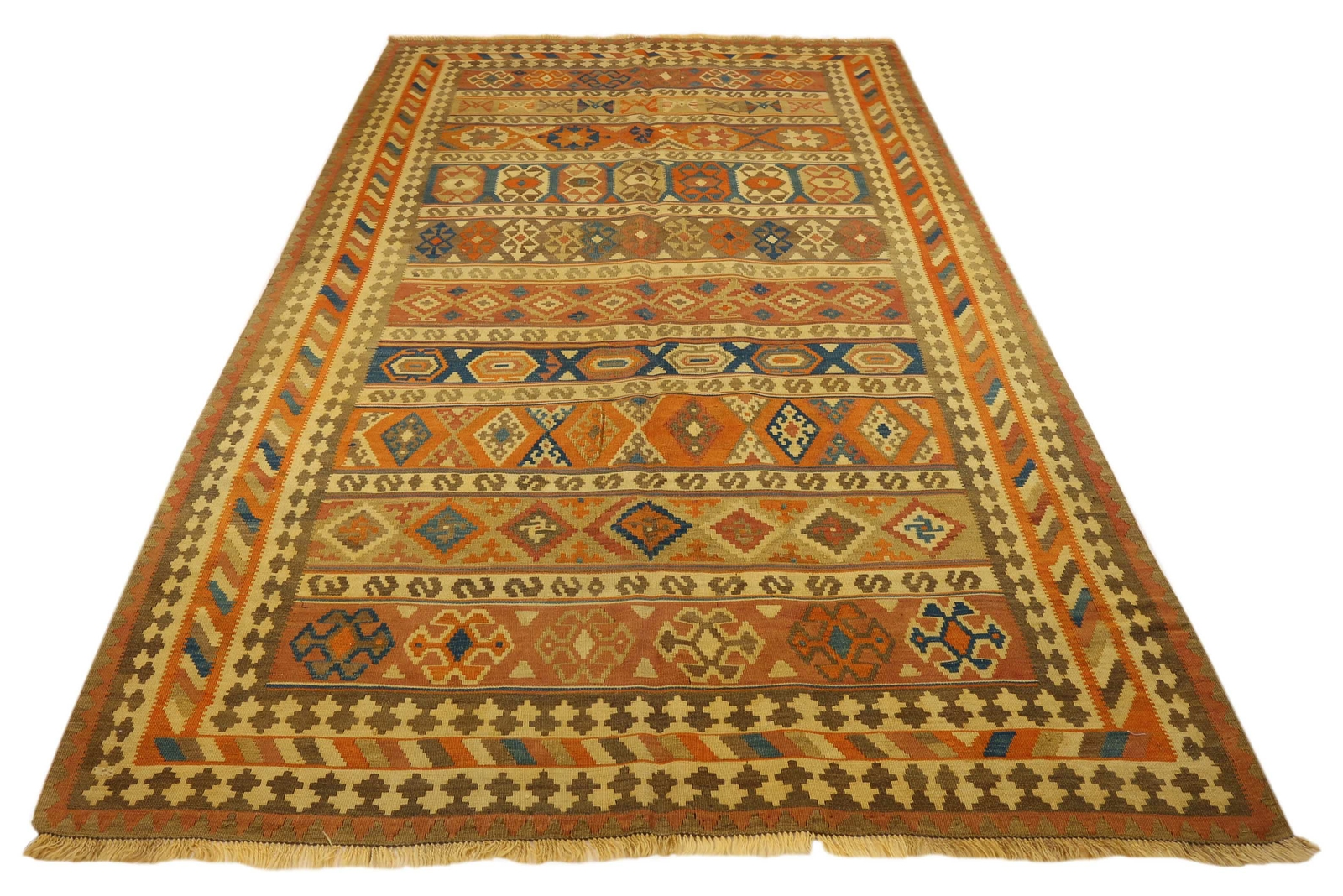 Teppich Kelim Handgewebt Perserteppich Orientteppich Carpet Tappeto 287x164cm