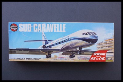 Airfix SUB CARAVELLE Air France 1/144 scale model kit --series 3.