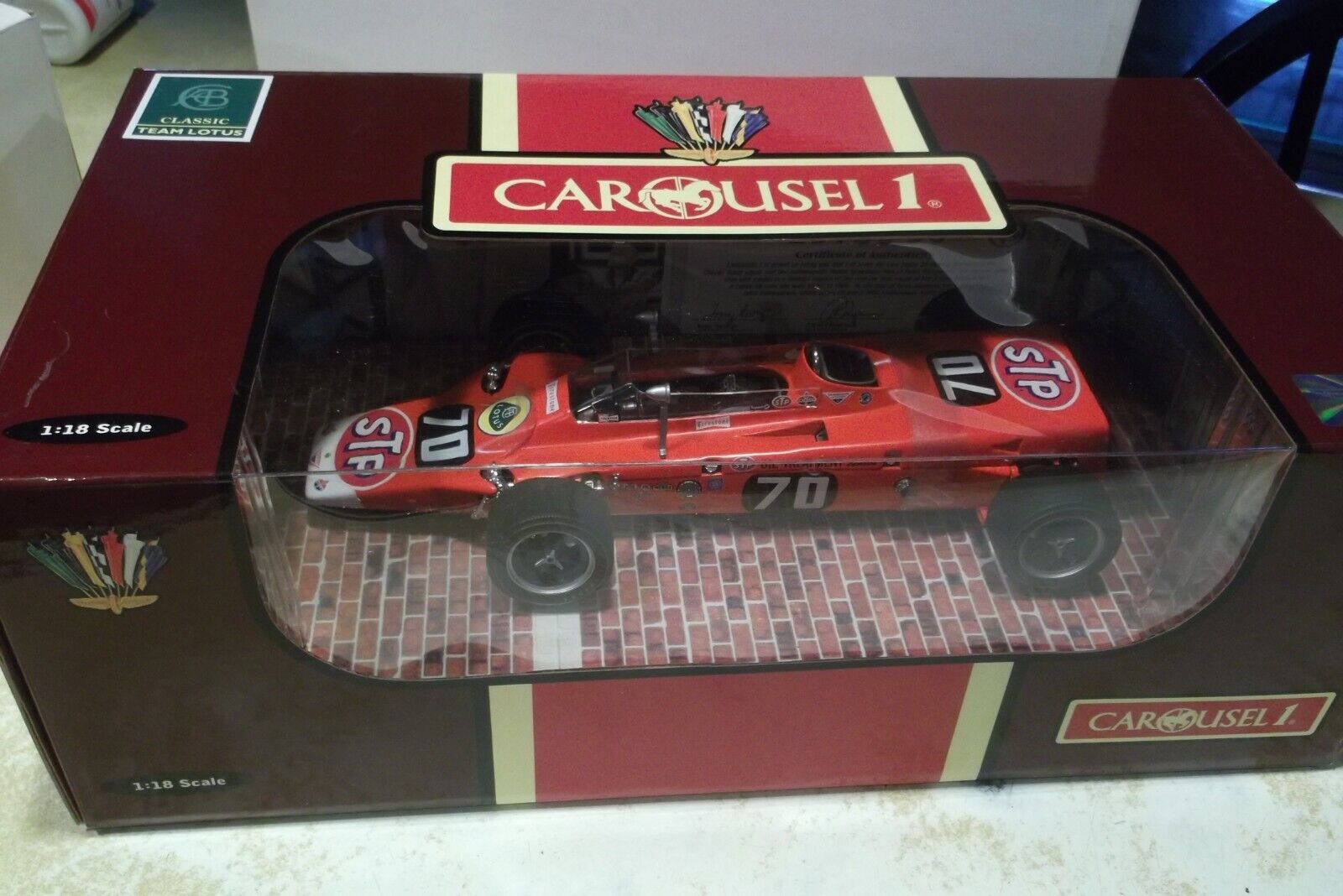 Carousel 1 1968 Indy 500 Graham Hil #68 STP Lotus 56 Turbine