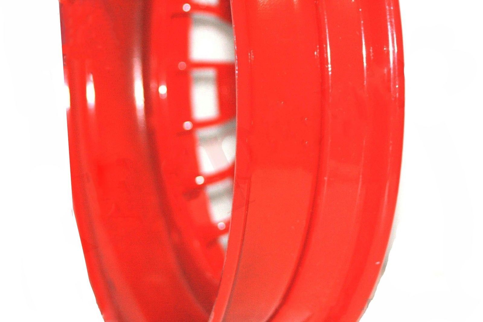 Pair Aluminium Made Red Color Wheel Rim For Vespa 2.10.10 PX PK Rally 