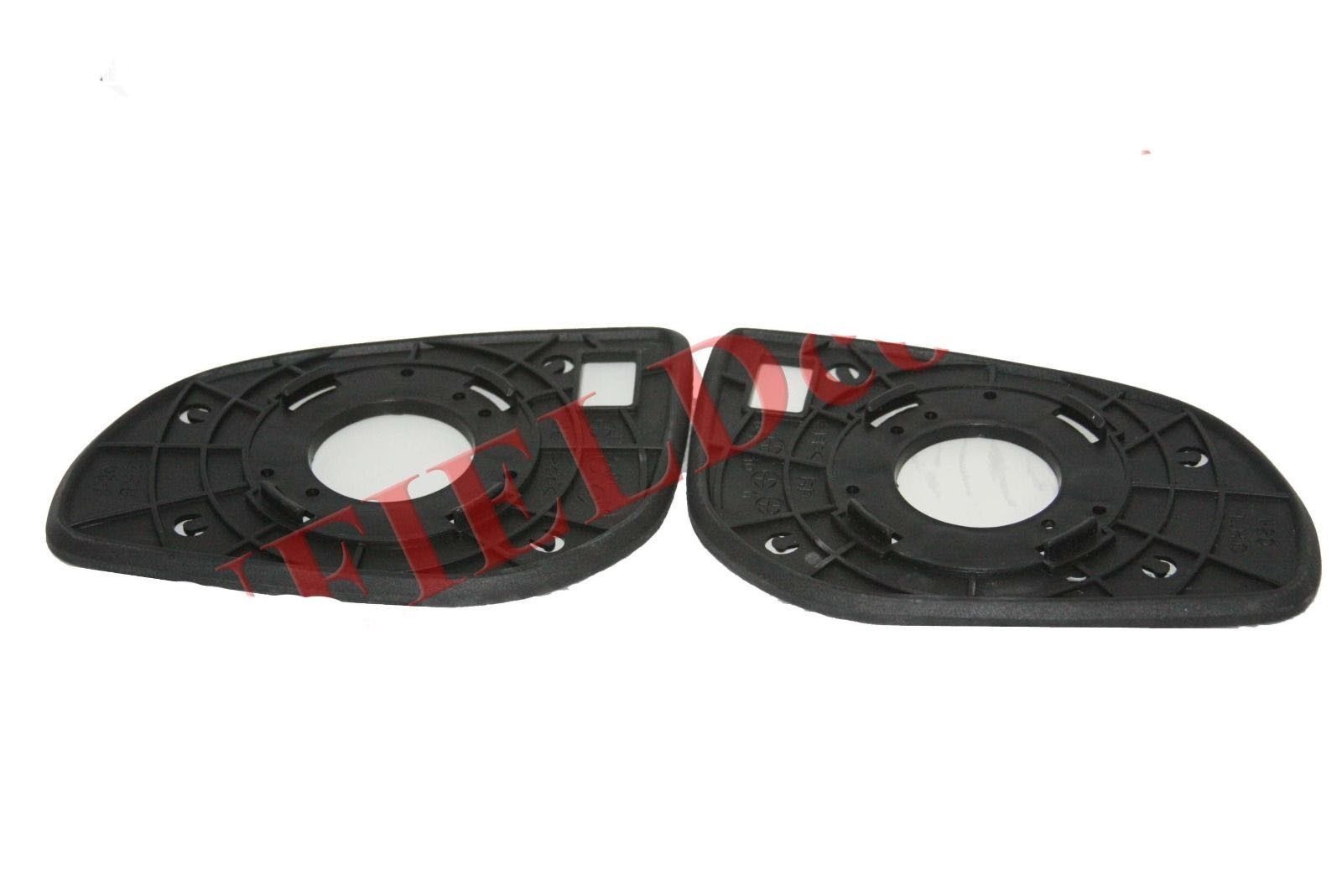 Hyundai i20 Left & Right Orvm Convex Wing Door Glass Mirror With Base Plate