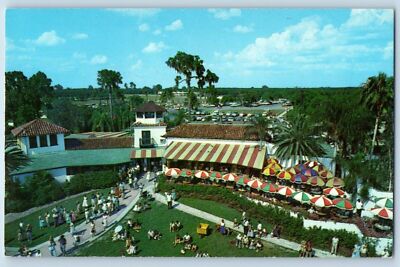 Cypress Gardens Florida FL Postcard View Beautiful Terrace c1960 Vintage Antique
