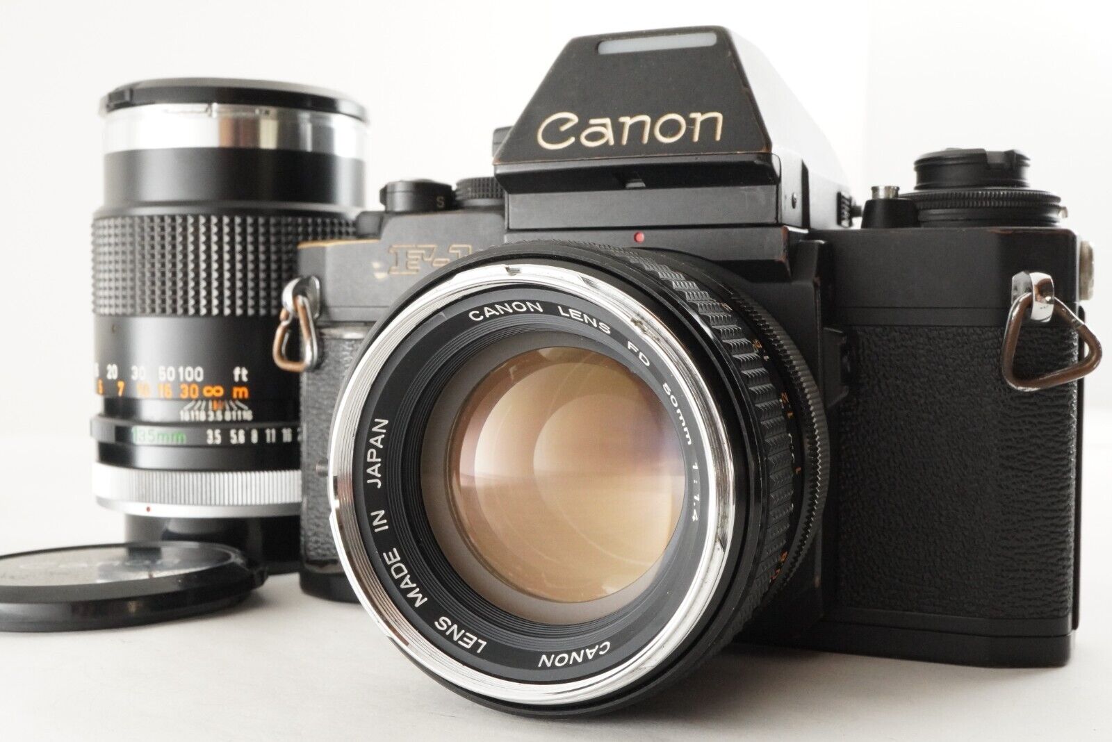 Canon New F-1 AE Finder + FD 50mm F1.4 + FD 135mm F3.5 from Canon New F-1 AE Finder + FD 50mm F1.4 + FD 135mm F3.5 from
