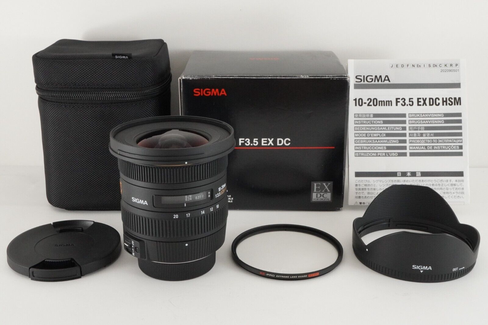 SIGMA 10-20mm F3.5 EX DC HSM In Box For NIKON F AF ZOOM Lens SIGMA 10-20mm F3.5 EX DC HSM In Box For NIKON F AF ZOOM Lens