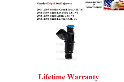 Genuine Delphi Fuel Injector for 2004-2007 Pontiac Grand Prix 3.8L V6