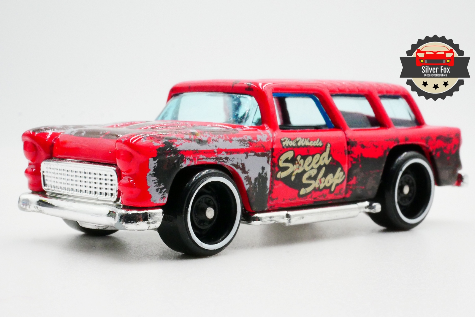 1969 CHEVY NOMAD SPEED SHOP RED 1:64 SCALE DIECAST COLLECTOR MODEL CAR