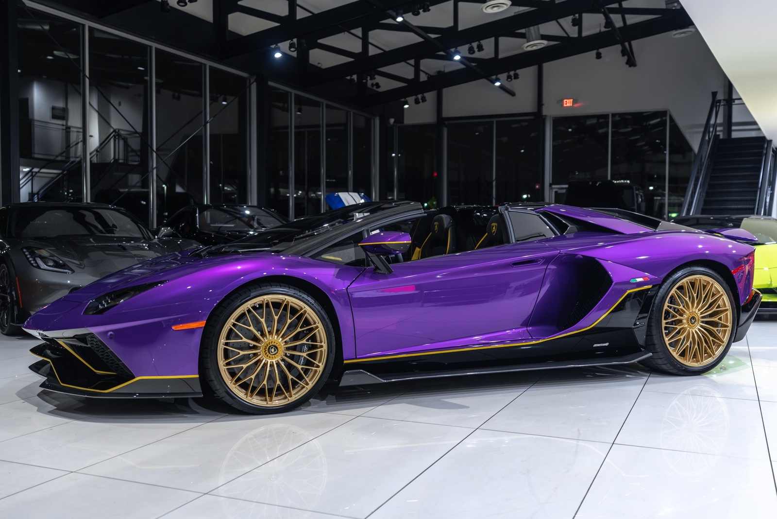 Owner 2022 Lamborghini Aventador LP780-4 Ultimae Roadster Viola Pasifae BEST Color! 6.