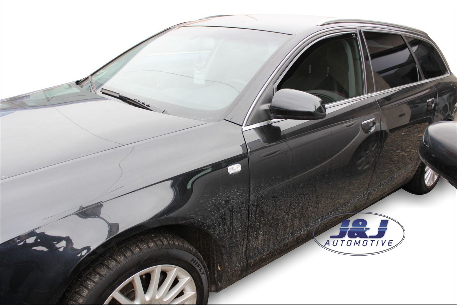 AUDI A6 C6 20042011 Front wind deflectors 2pc set TINTED HEKO