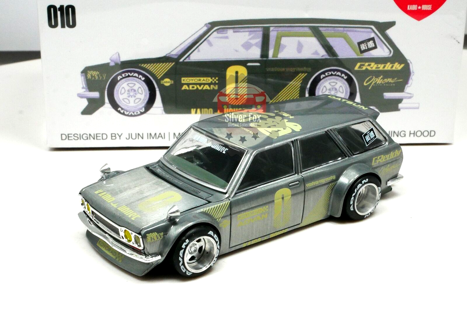 限定MINIGT KAIDO★HOUSE DATSUNWAGON144 チェイス Chase! Mini GT x Kaido House 1:64 Datsun KAIDO 510 Wagon HKS