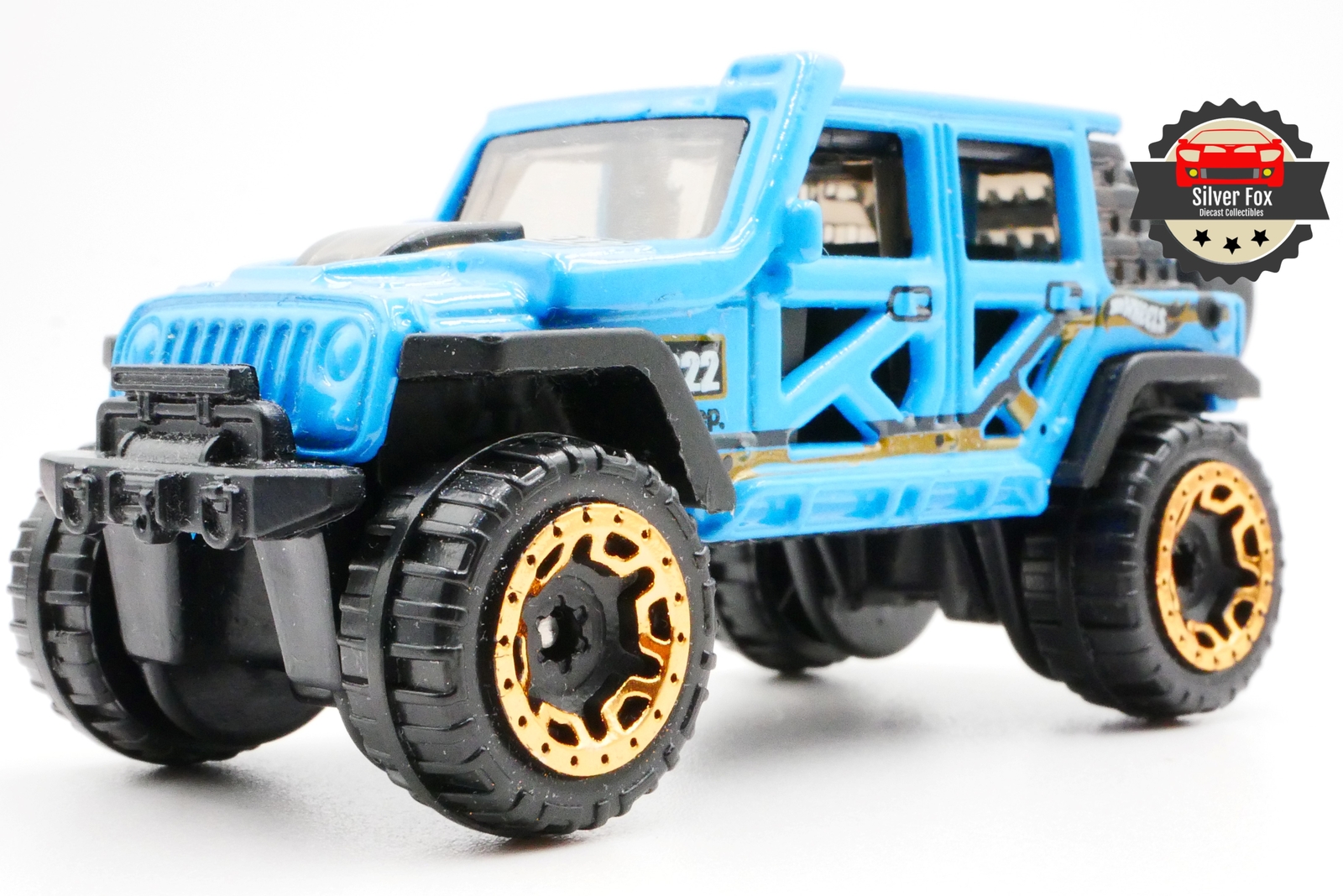 2017 JEEP WRANGLER 4X4 AQUA BLUE 1:64 SCALE DIECAST COLLECTOR MODEL CAR