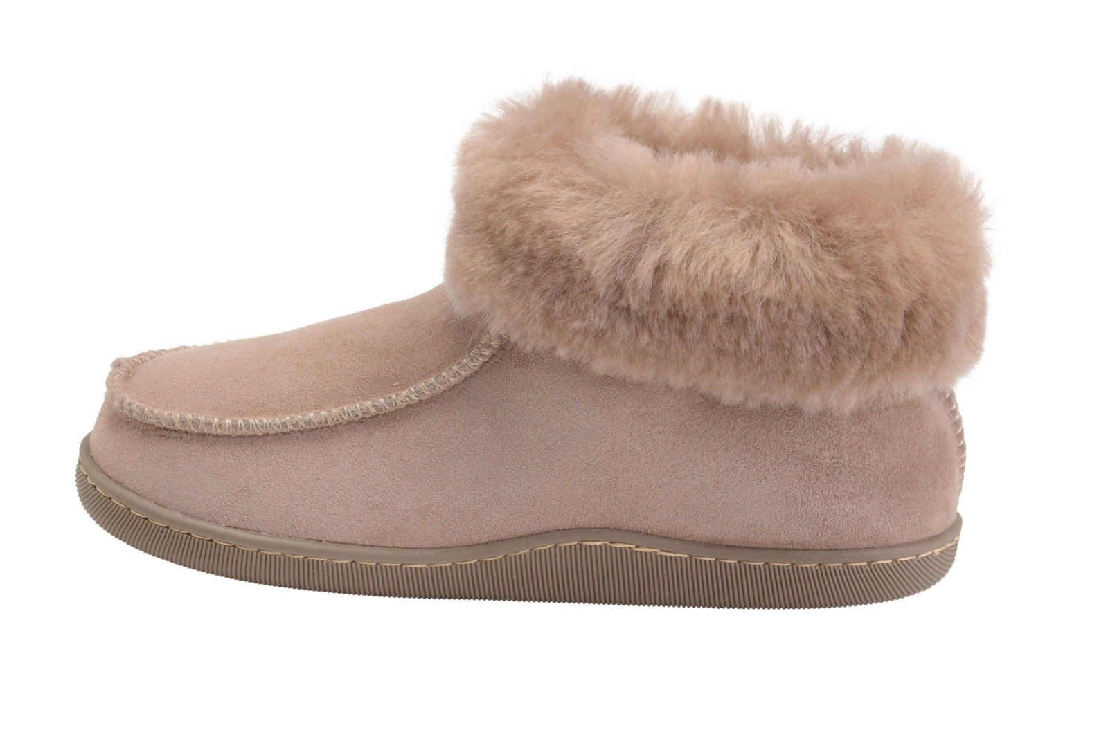 New Mens Womens Genuine Sheepskin Booties House Slippers Shoes with Wool Lining | eBay