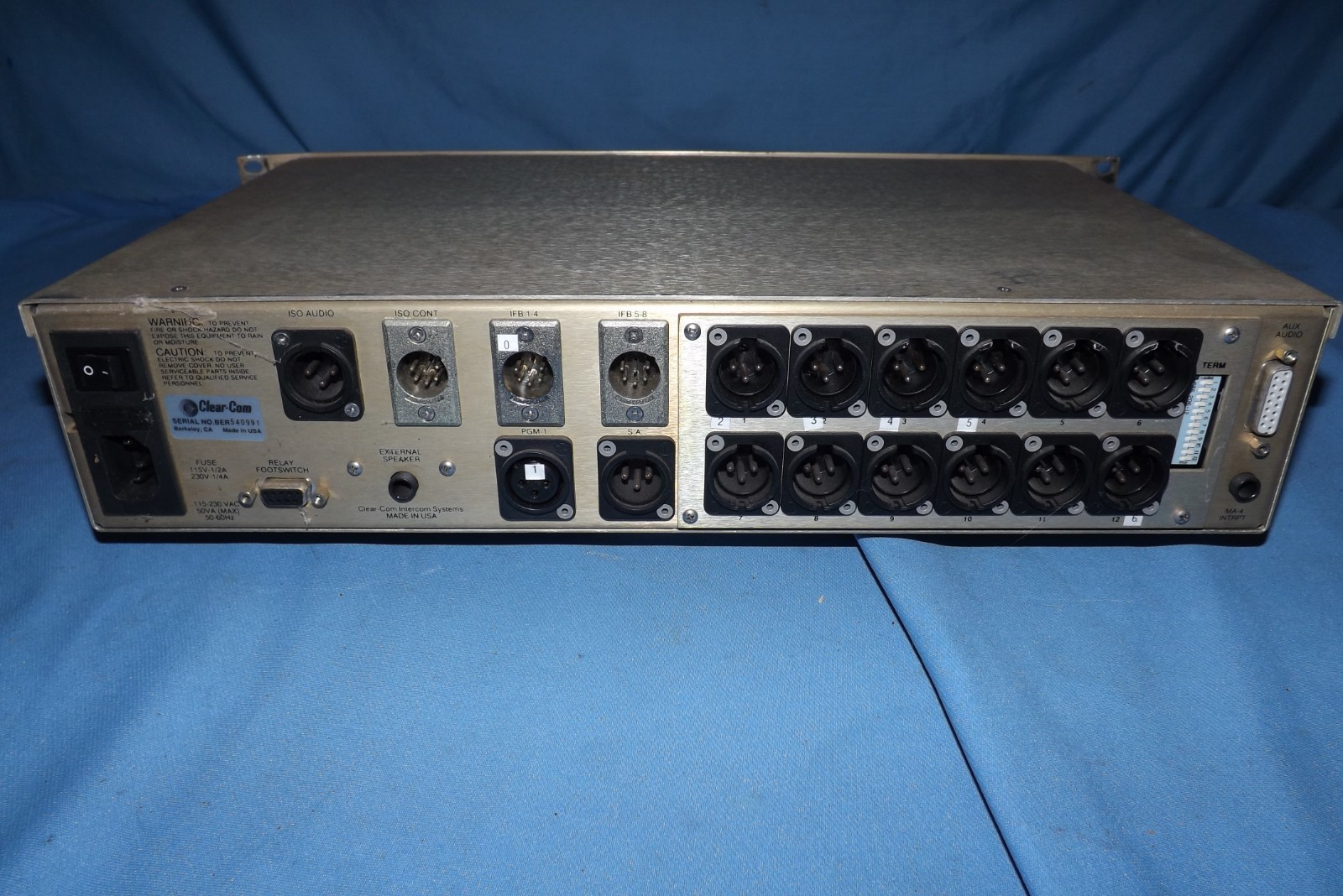 Clear Com MS 812 Master Station