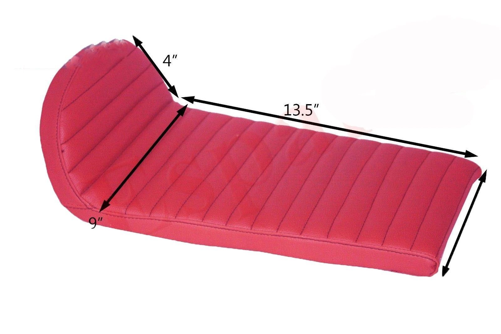 Benelli Mojave Seat Dark Pink Color Faux Leather Cafe Racer 260 360 Bikes  