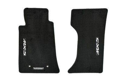 2006-2015 Mazda MX-5 Miata Floor Mats Set of 2 Front Black Carpeted OEM NEW