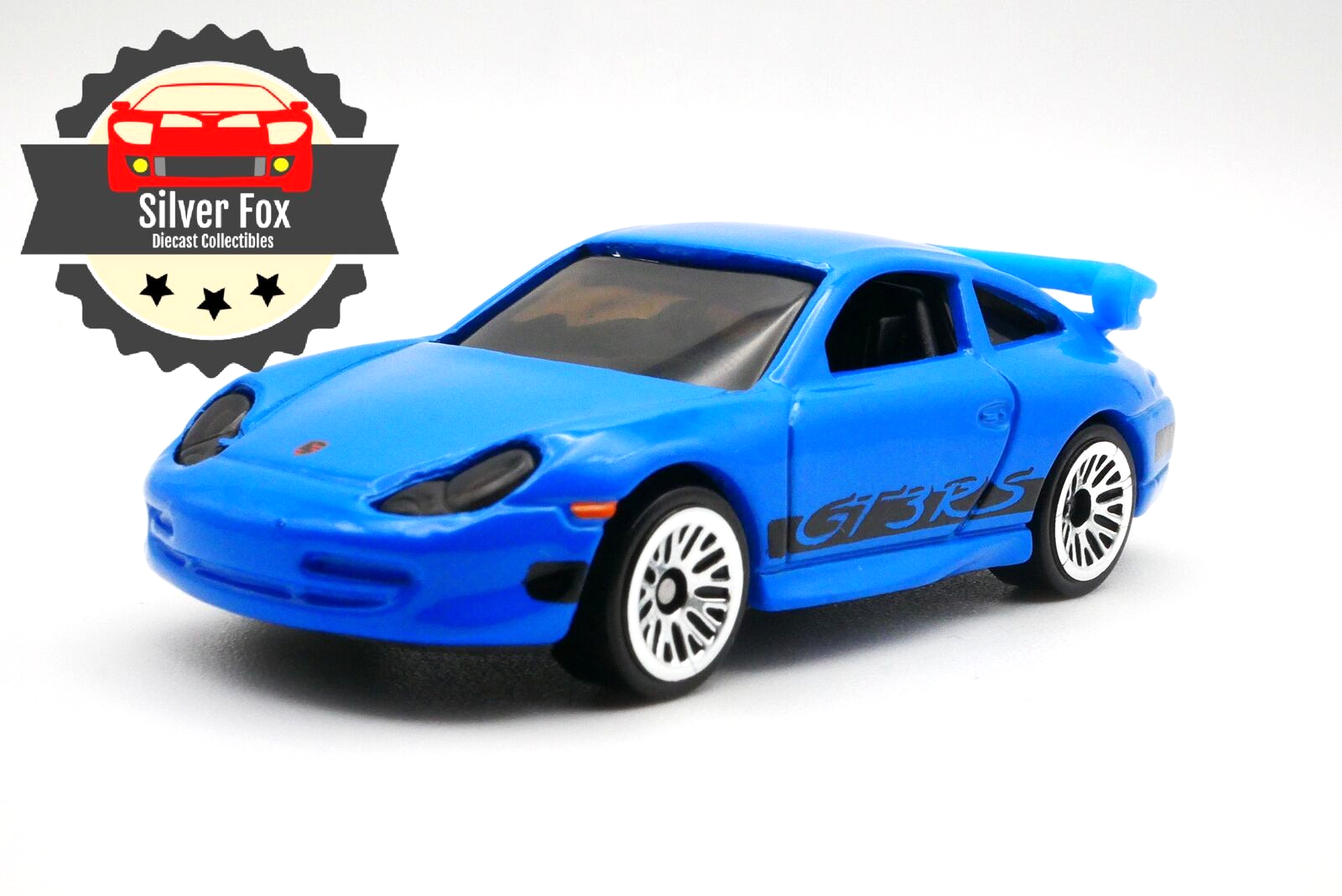 1998 PORSCHE 911 GT3 CUP BLUE 1:64 SCALE DIECAST DIORAMA COLLECTOR MODEL CAR