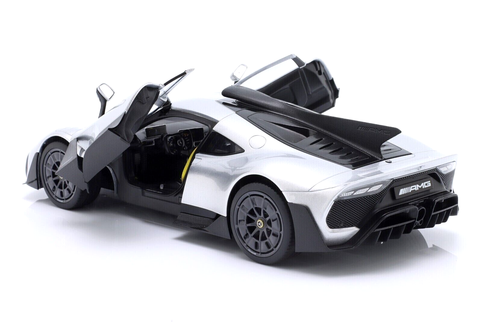 1/18 Mercedes-Benz AMG ONE Silver Diecast Model by NZG 1/18 Mercedes-Benz AMG ONE Silver Diecast Model by NZG