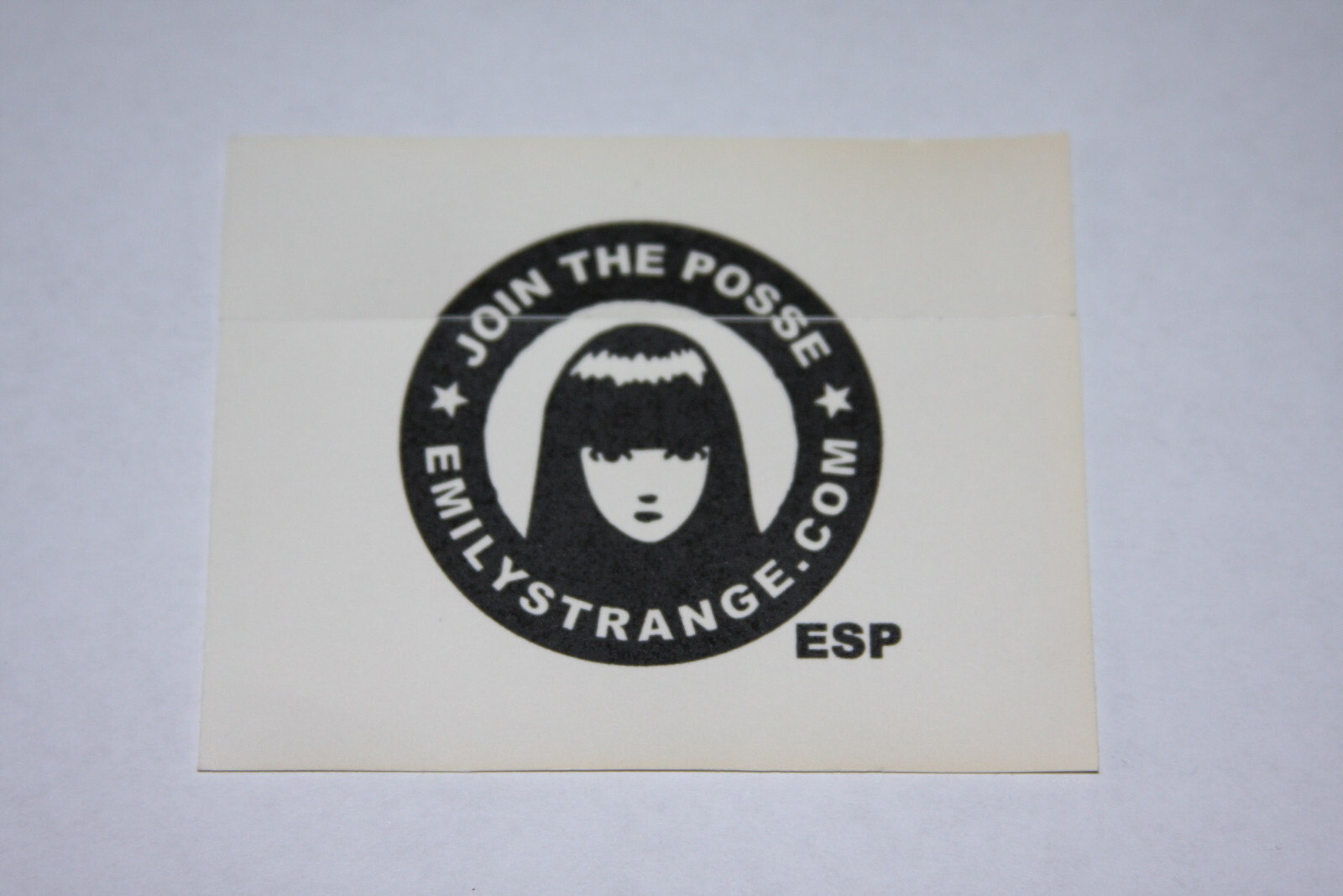 Vintage 2000 Emily the Strange Sticker Emily Didn't Search to Belong