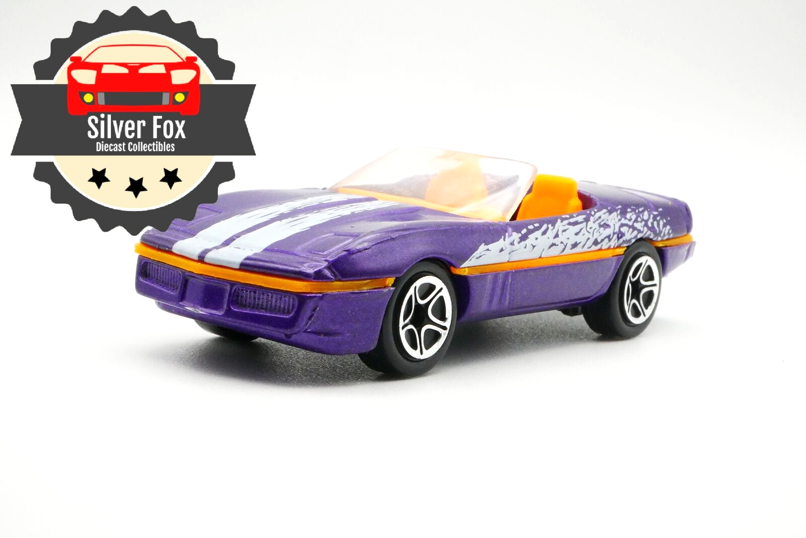 1987 CHEVROLET COVETTE PURPLE 1/64 SCALE DIECAST COLLECTOR MODEL CAR