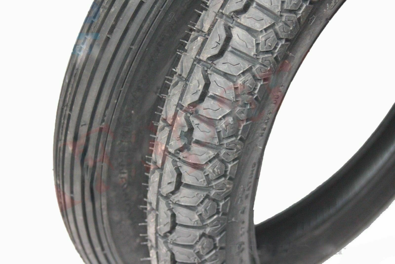 Fits Royal Enfield 350 500cc Front & Rear 19'' Tyre Tube Set 