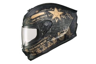 Scorpion EXO-R420 Full-Face Helmet Lone Star Black/Gold 3XL
