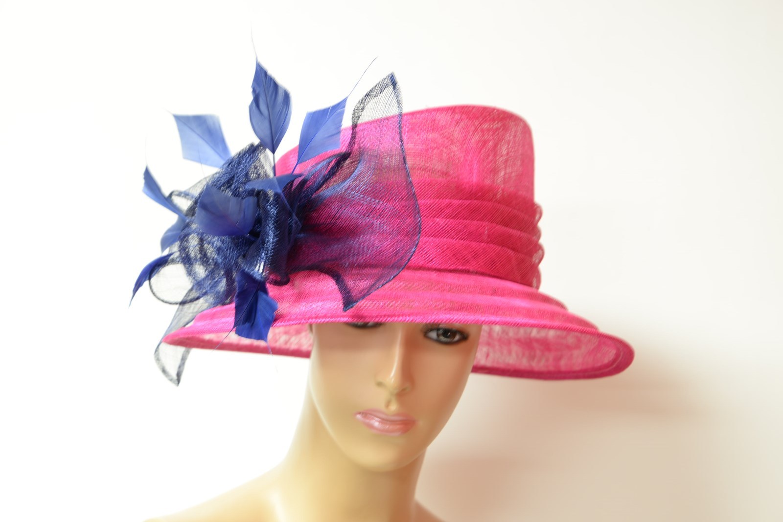 New High Quality  Hand made Kentuky Derby Sinamay hat, church hat