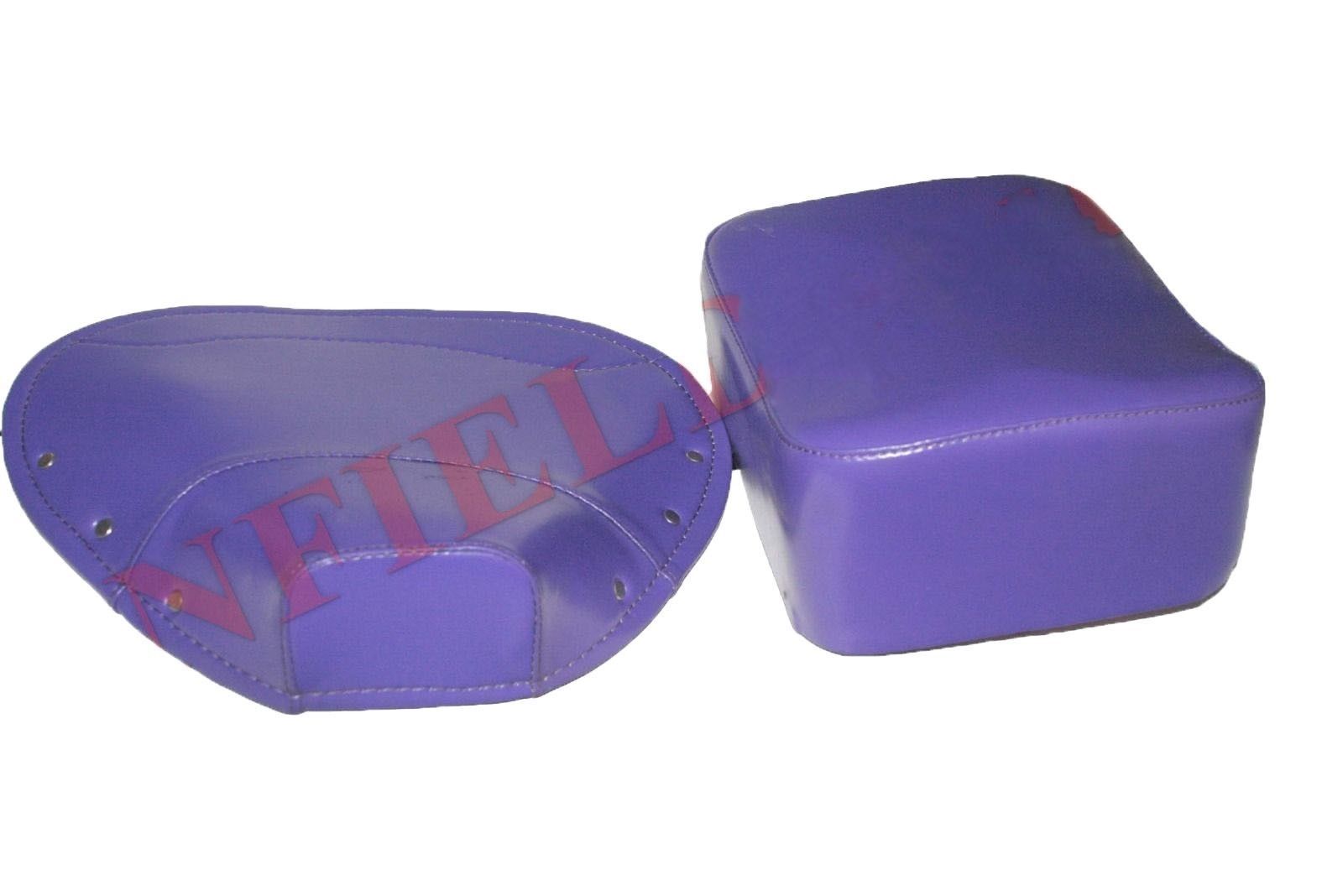 Vespa Front  & Rear Purple Seat Cover Set VBB Super PX Rally Model  