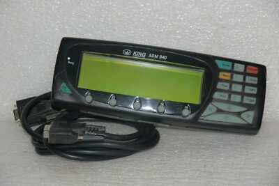 KING ADM840 KDT5000 COMMUNICATIONS MOBILE DATA SYSTEMS RADIO DISPLAY ADM 840 