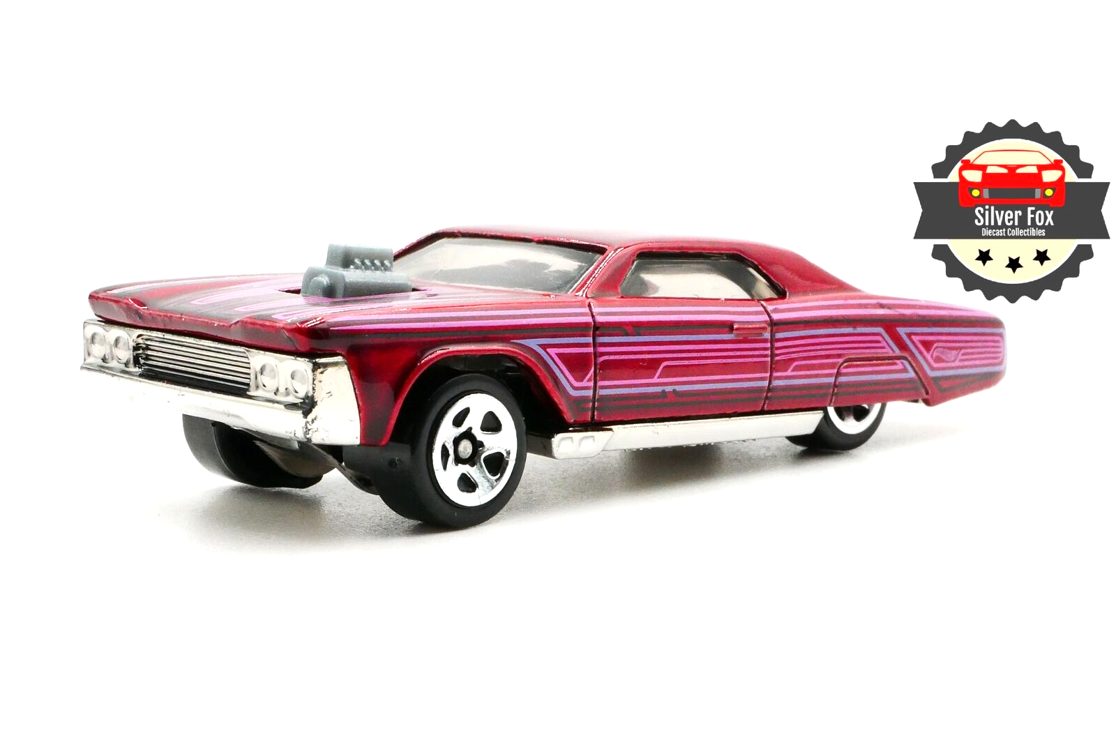 1960 CUSTOM LOWRIDER RUMBLING ENGINE 1:64 SCALE DIECAST COLLECTOR MODEL CAR