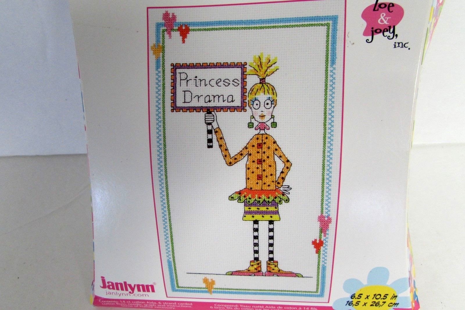 PRINCESS DRAMA JANLYNN CHICKLETS COUNTED CROSS STITCH KIT
