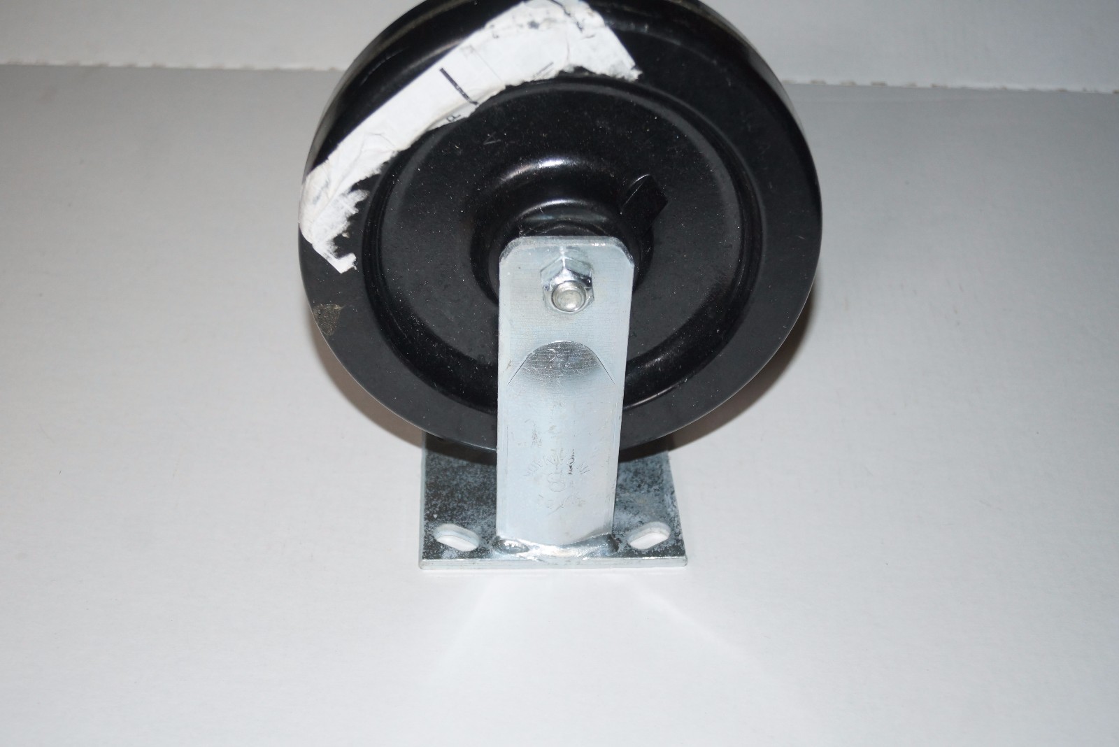 HEAVY DUTY (8) INCH Caster Wheel 4 Hole Plate Mount