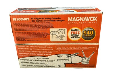 Magnavox DTV Digital To Analog Converter Remote Manual Model TB100MG9 Brand New