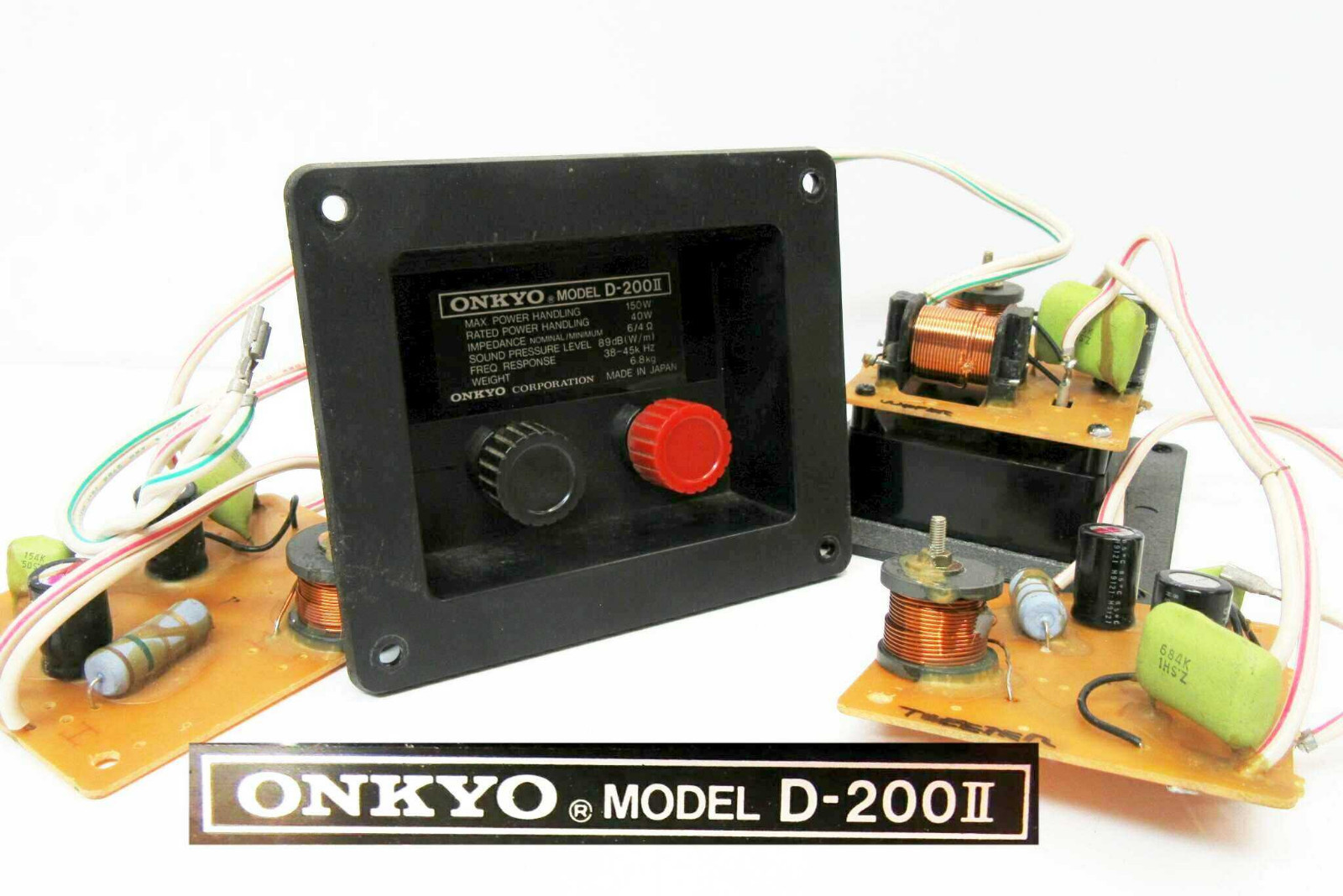 Vintage Pair of Crossovers ONKYO D-200 II - Audio Speaker Vintage Pair of Crossovers ONKYO D-200 II - Audio Speaker