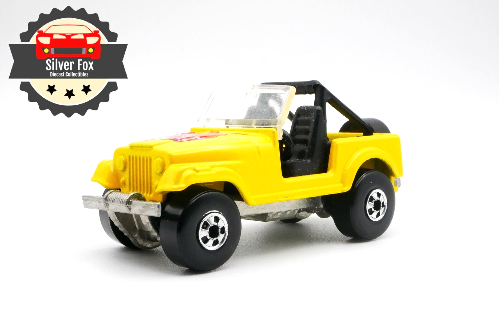 1981 JEEP CJ-7 YELLOW 4X4 EAGLE 1:64 SCALE DIECAST COLLECTOR