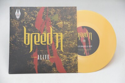 Breed 77 ~ Alive (Radio Edit) / Apathy  Yellow 7'' Vinyl Single