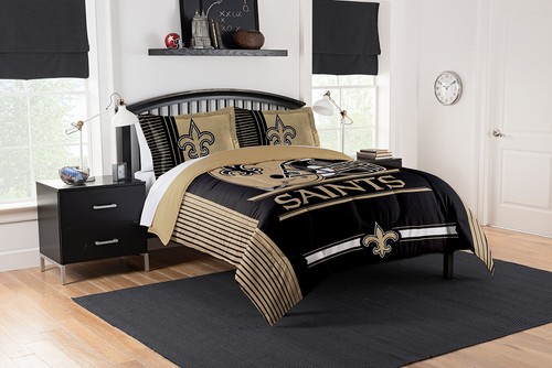 Комплект защитного одеяла с принтом Northwest NFL New Orleans Saints, King