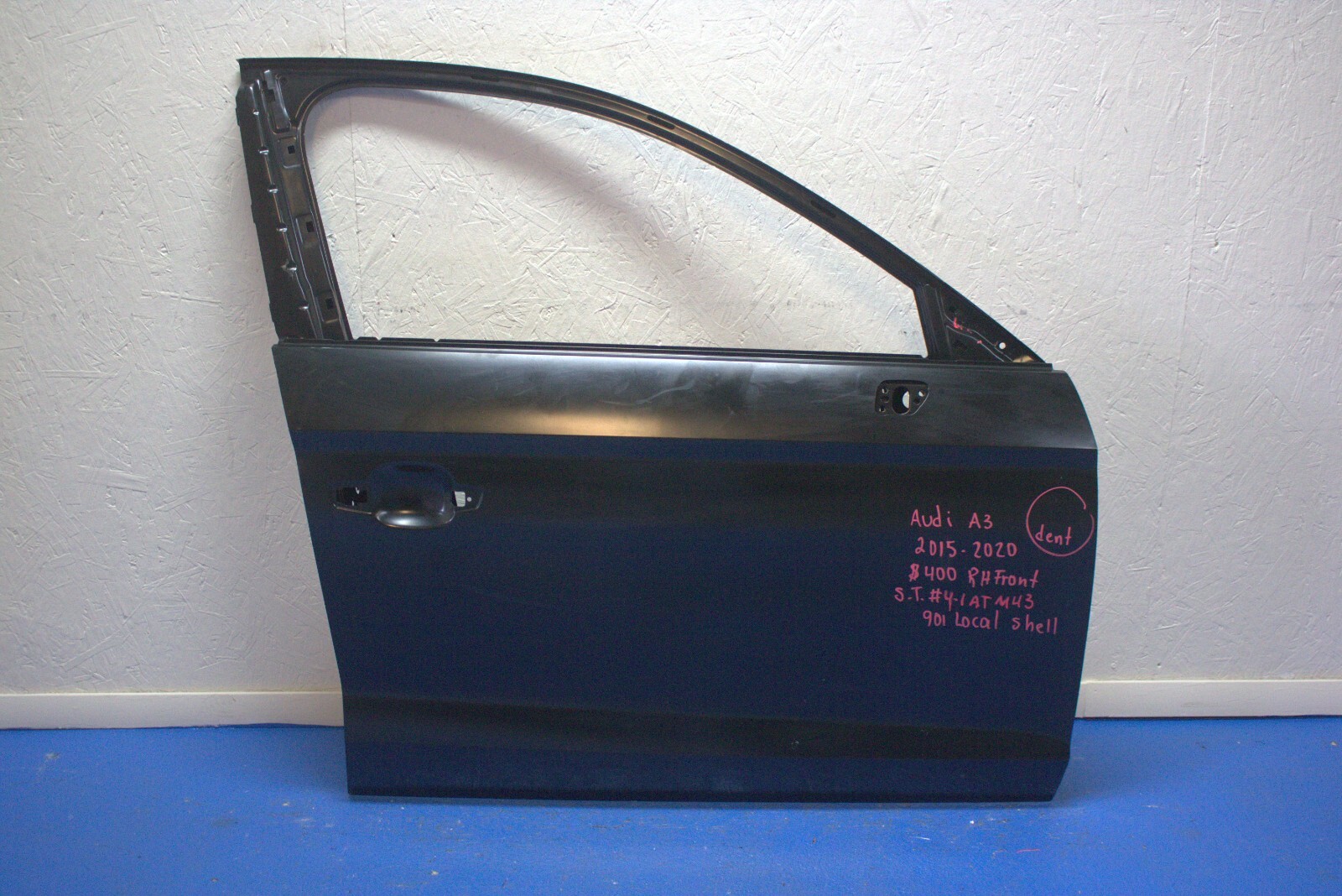 2015 2020 AUDI A3 RIGHT SIDE FRONT DOOR SHELL