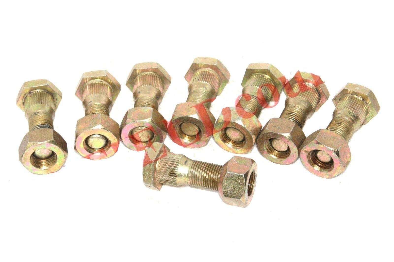 Rear Wheel Hub Bolt With Nut 8 Units Mahindra Tractor 