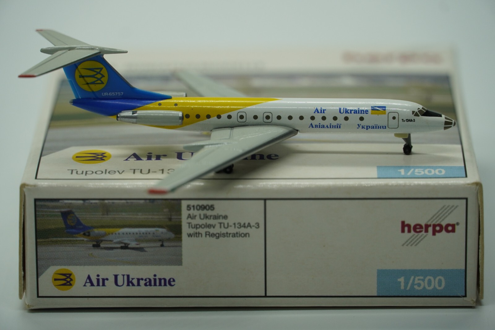 軍*姿様 Herpa Interflug Tupolev 134A 1/500 Herpa Interflug Tupolev 134A 1/500 Herpa Wings 1:500 Air