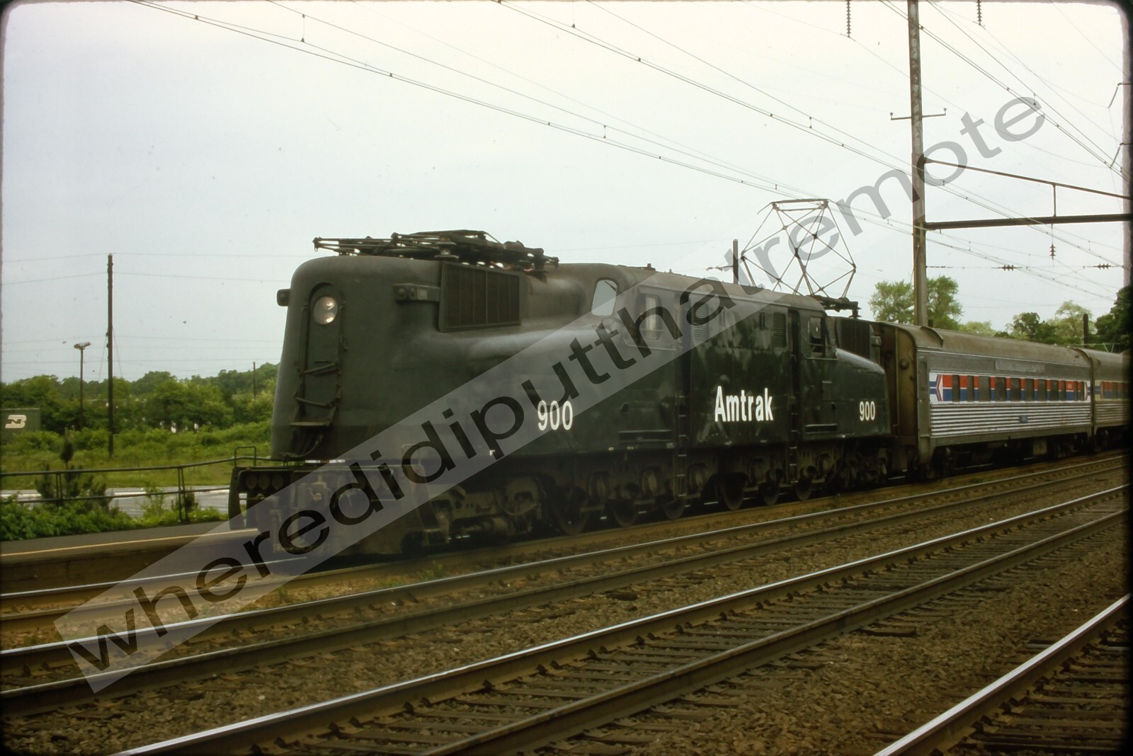 Original Slide Amtrak AMTK 900 Altoona GG 5-26-751 Princeton