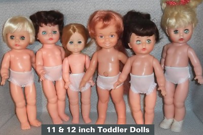6 pr Doll Panties - Fit 10-15 inch Vintage Dolls - Babies to Pre-Teen Dolls sz11