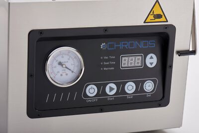 Chronos 29W-003 Commercial Compact Chamber Vacuum Sealer Machine for Dry and