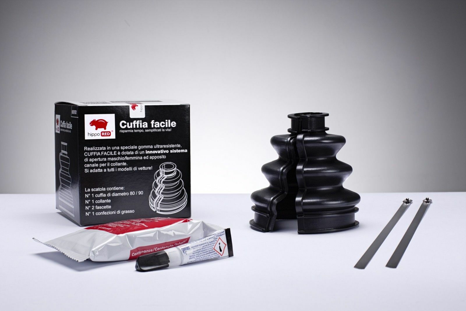 EasyBoot 90 universale Achsmanschette zum Kleben für Gelenkwellen von 90-110mm