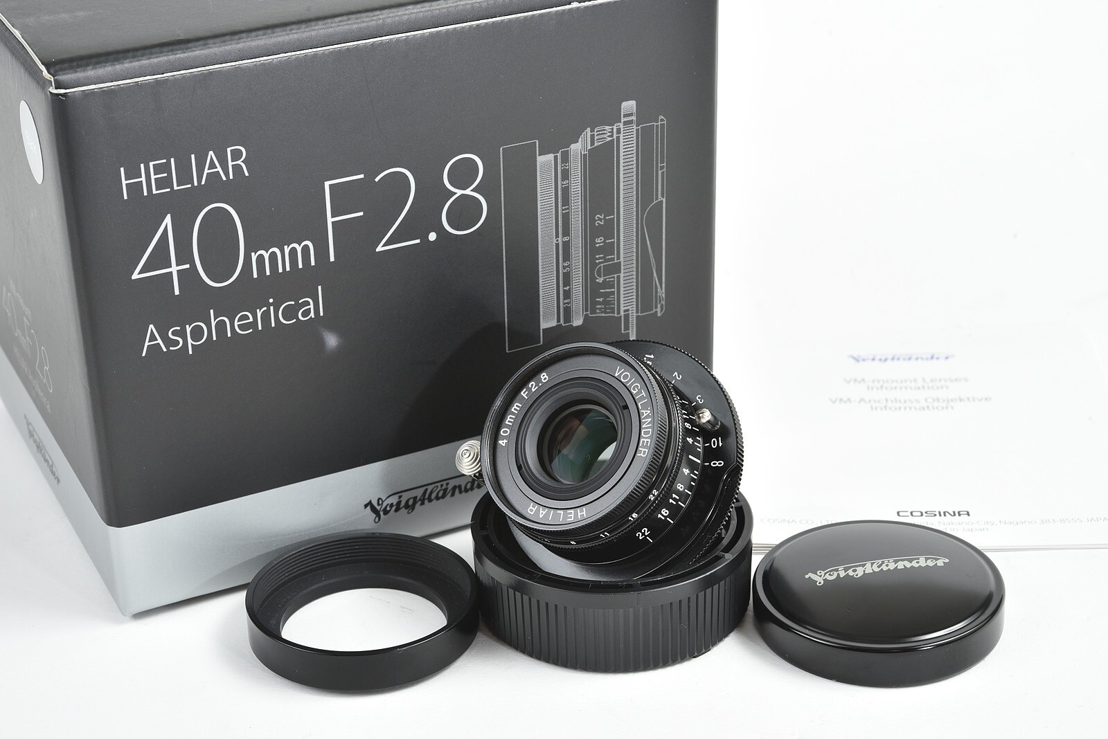 Voigtlander Heliar 40mm f2.8 Aspherical VM Black From Japan Voigtlander Heliar 40mm f2.8 Aspherical VM Black From Japan