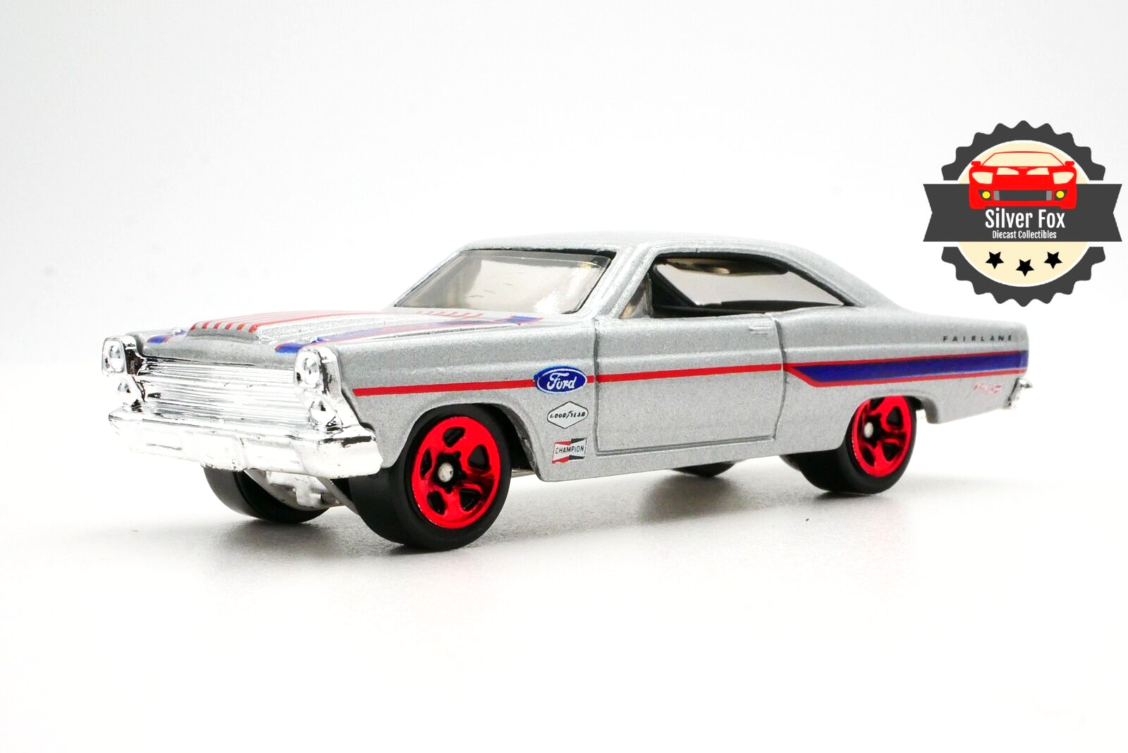 1966 FORD FAILANE GT 457 GRAY 1:64 SCALE DIECAST COLLECTOR MODEL CAR