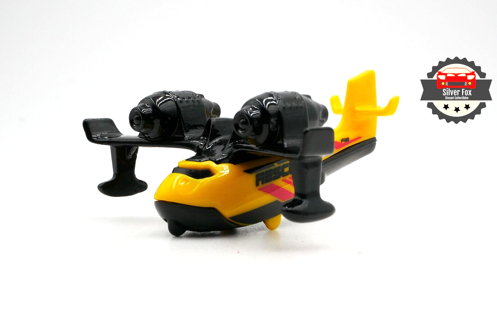 Hot Wheels Water Bomber Rescue Plane Black  1:64 SCALE DIECAST COLLECTOR MODEL