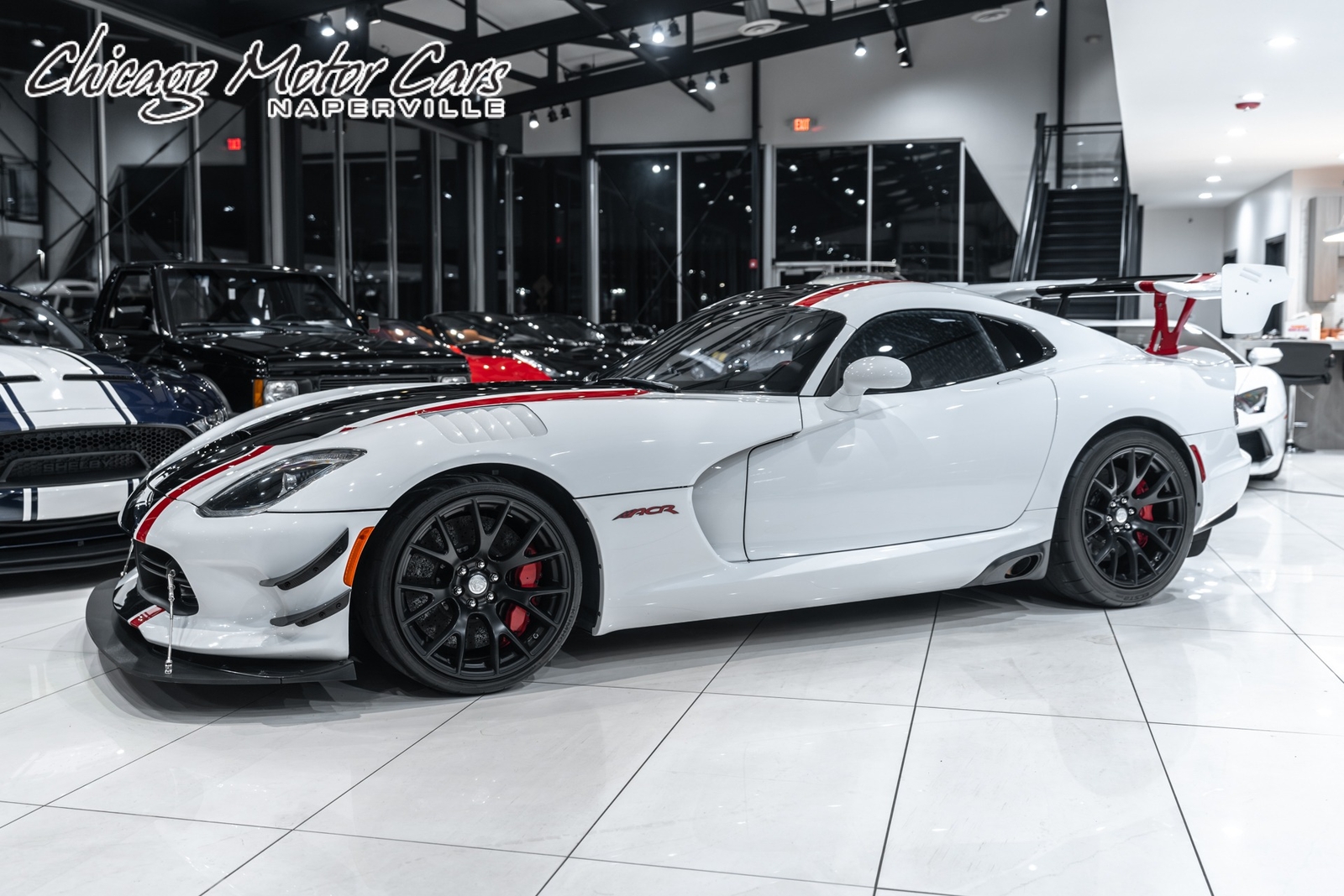 2016 Dodge Viper ACR Extreme Aero Pkg Coupe Black & Red Painted Str 8.4L V10 645