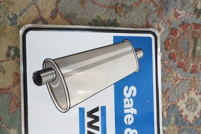 Safe and Sound WALKER Mufflers & Pipes auto parts dealer shop service store sign