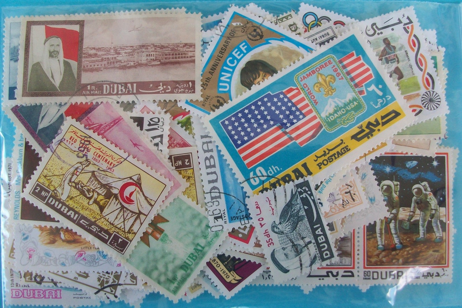 Dubai Collection Of 115 Different Used Stamps eBay