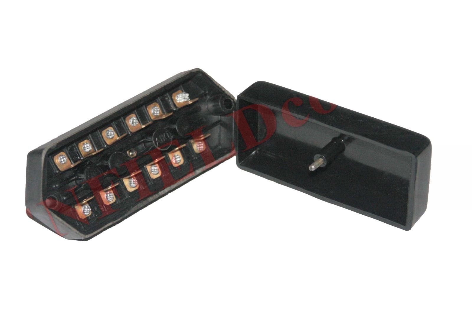 Fuse Box With 6 Fuse Plug Slots For Massey Ferguson Tractor  